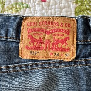 Levi's Classic Blue Jeans 513 Sixe 34x30